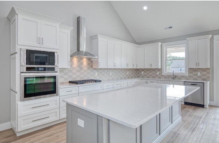 Custom kitchen cabinets installed in a Summerville, SC home