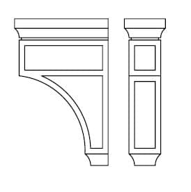 Greystone Shaker - CORBEL75L